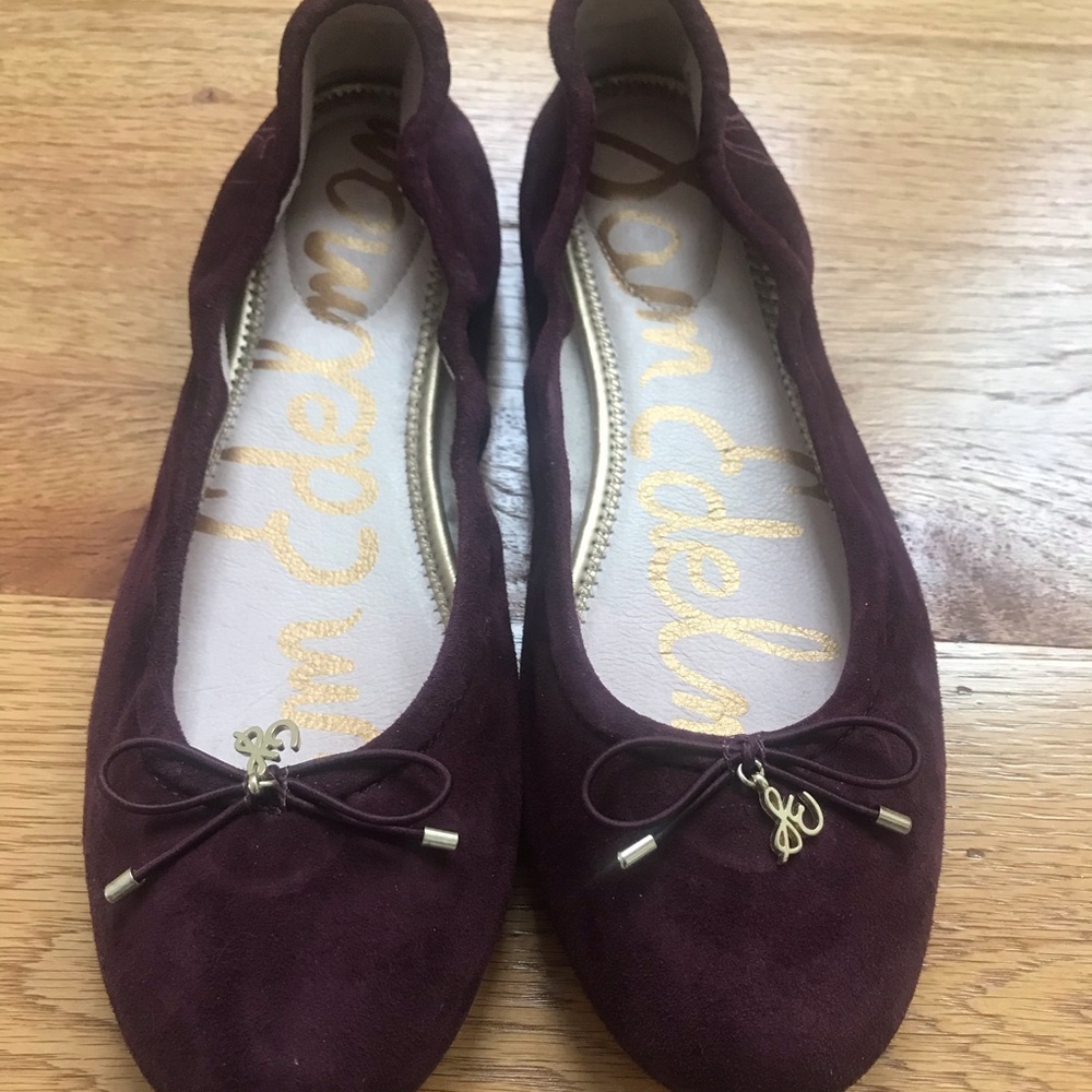 Sam Edelman suede ballet flats, Felicia, size 8